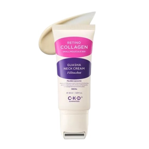 CKD Крем для шеи омолаживающий - Retino collagen small molecule 300 guasha cream filltocshot, 50мл