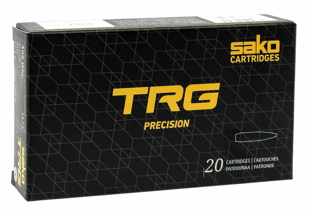 Патрон .308 Win Sako 11,3 г TRG Precision Sceneral-L OTM, коробка 20 шт.