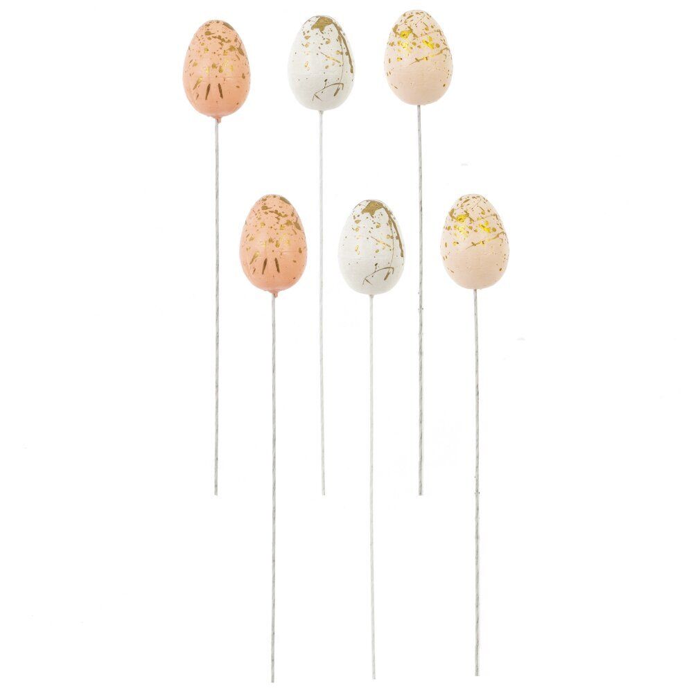 GAEM Набор из 6-ти изделий декоративных (вставка) "Яйцо пасхальное" (2,5*4), L9 W4,5 H27 см