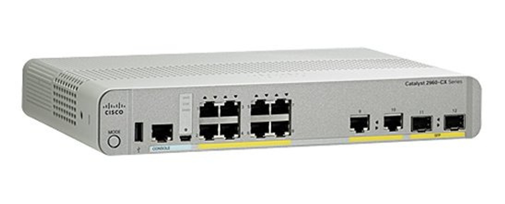 Коммутатор Cisco WS-C2960CX-8PC-L
