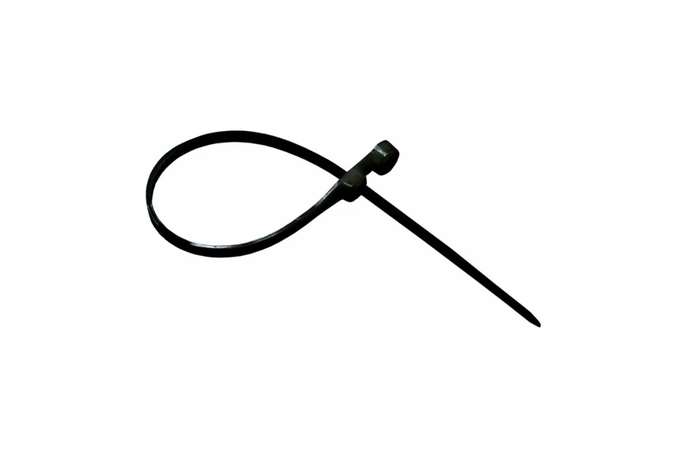 Нейлоновая стяжка под винт REXANT 150x3,6мм, черная 100 шт/уп 07-0155