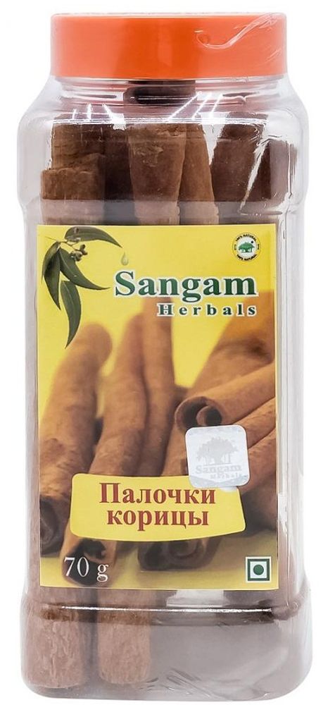Палочки корицы Sangam Herbals, 70 г