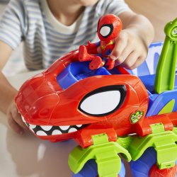 Hasbro Spidey i super-kumple - Транспортное средство DINO-WEBS CRAWLER + фигурка Spider-Man F9480