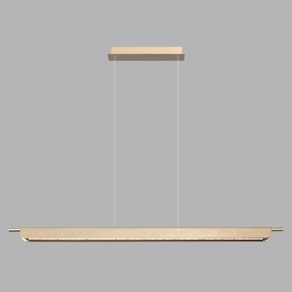 7018/40LA HIGHTECH ODL25 283 Подвесной светильник c сенсорн. вкл. цв. тем-ры 2700-4000-5500K металл/акрил под латунь брашинг IP20 40W CRI 90 220V PUNTO