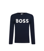 Лонгслив BOSS Kidswear - темно-синий(J25P25)