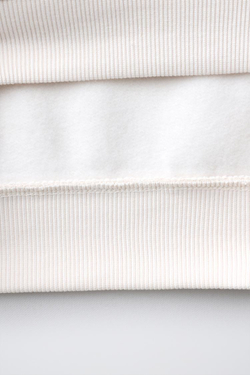 ZARA ТОЛСТОВКА С ЦВЕТОЧНЫМ ШНУРКОМ, ЭКРЮ