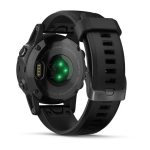 Смарт-часы Garmin Fenix 5s Plus Sapphire, черный, 010-01987-03