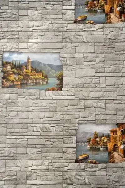 Обои бумажные, моющиеся, полуметровые, 0,53*10м, Рандеву 7