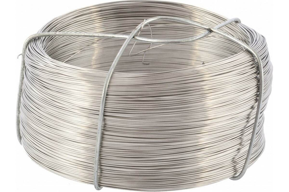 ПРОВОЛОКА ИЗ НЕРЖ.СТАЛИ СИБРТЕХ 0,5 ММ, ДЛИНА 200М 47760