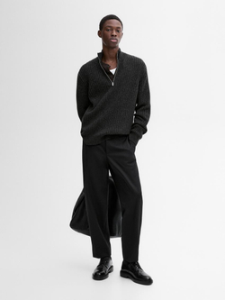 Massimo Dutti Свитер из смесовой шести, маренго