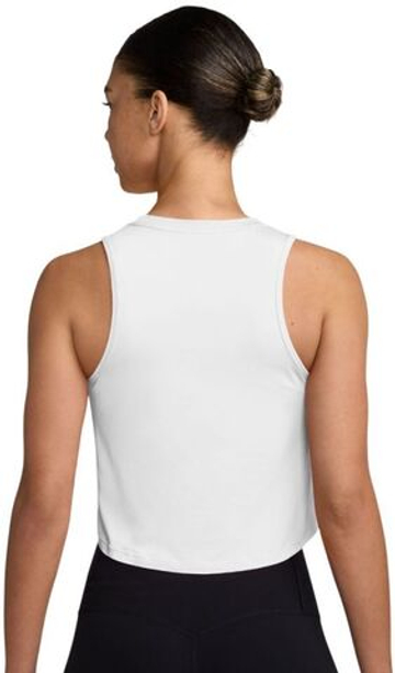 Женский топ теннисный Nike One Classic Dri-Fit Cropped Tank - белый
