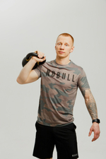 Футболка NOBULL хаки камуфляж