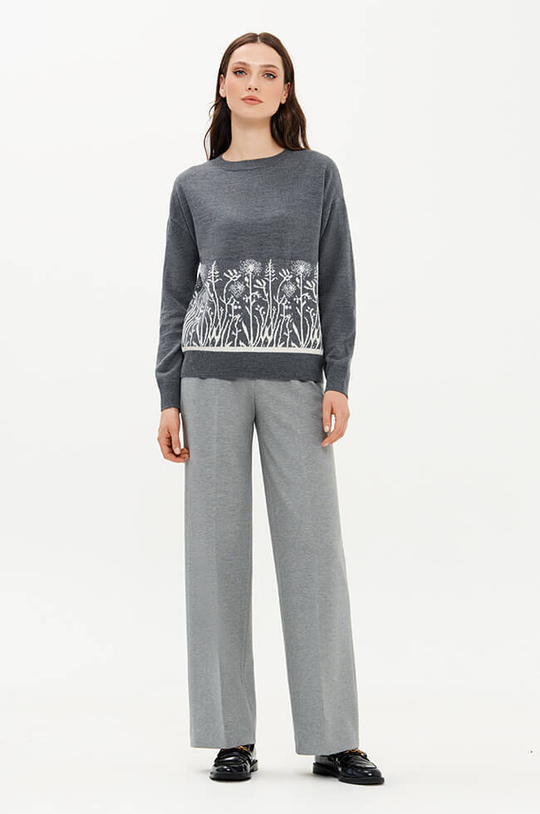 23396 Джемпер женский (серый)