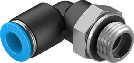 QSL-G1/4-8 Угловой штуцер с цанговым зажимом и резьбой