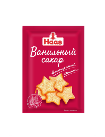 Сахар ванильный HAAS, 8гр