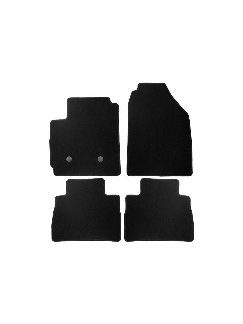 Коврики в салон для JETOUR X70 Plus, 2023-, 5 мест, 4шт (текстиль) KLEVER0112700401200K