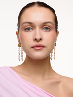 Пусеты Small Shell Gold Pearl