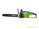 Пила аккумуляторная цепная GREENWORKS GD40CS40K2 70077UA