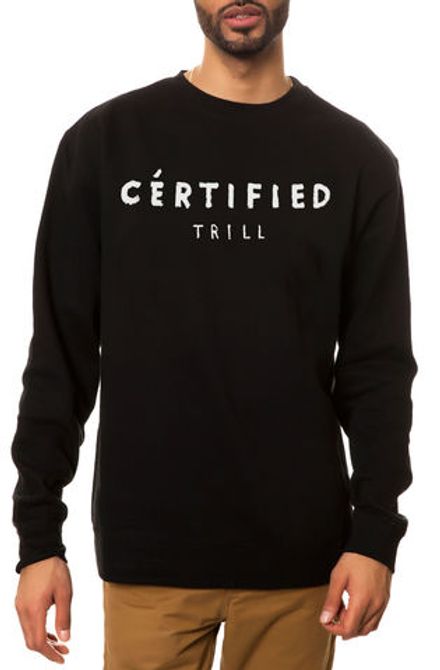 Свитшот DOPE Certified Trill черный