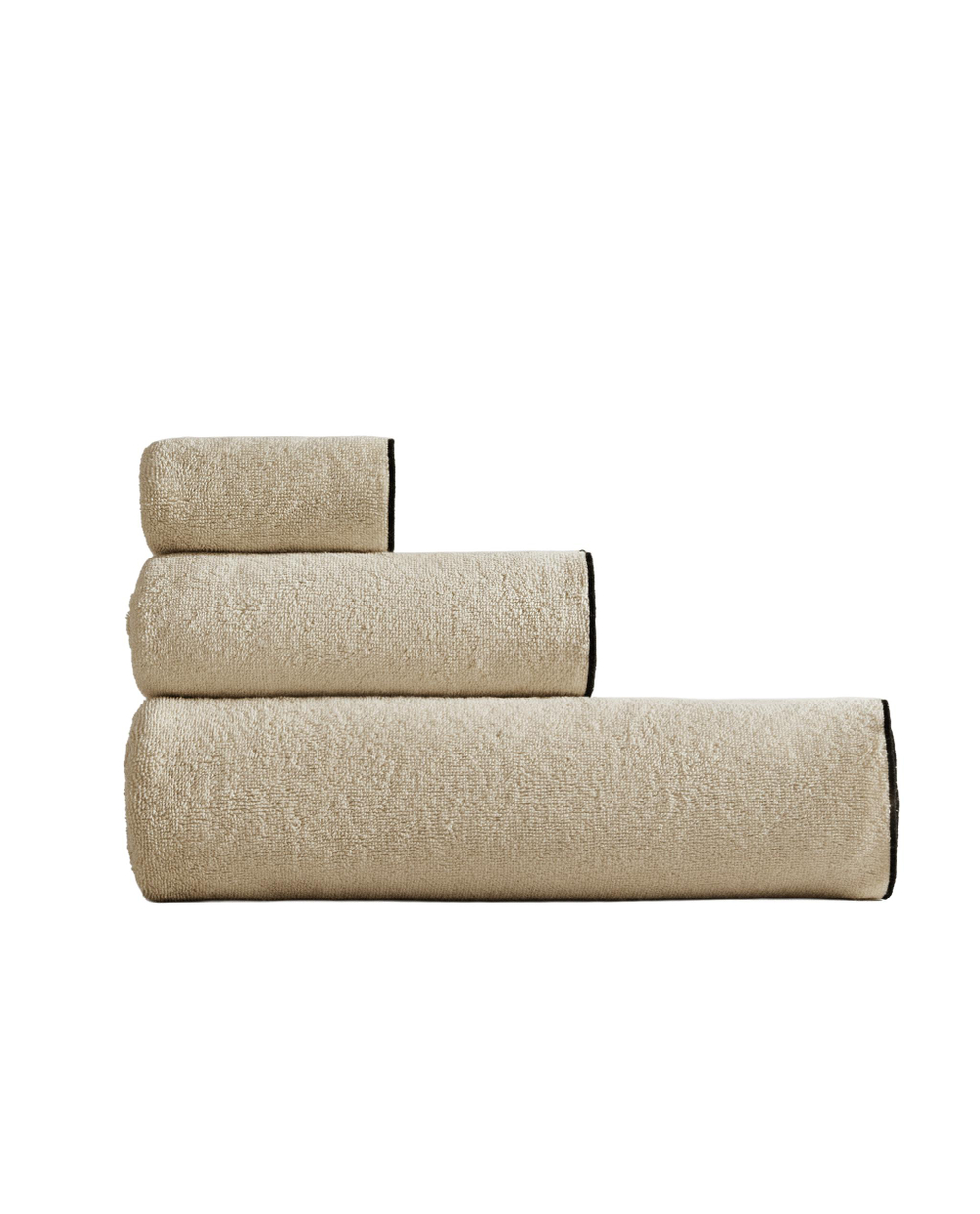 Zara Home Полотенце для лица и рук из хлопка, чёрный · 4596/013
