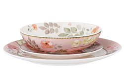 Обеденный набор 12 предметов на 4 персоны Maxwell & Williams Arcadia розовый