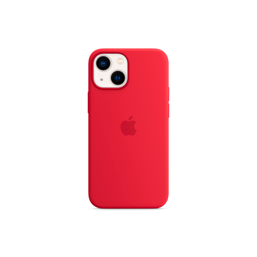 Силиконовый чехол с поддержкой MagSafe Apple Silicone Case для iPhone 13 mini, Red (Красный)