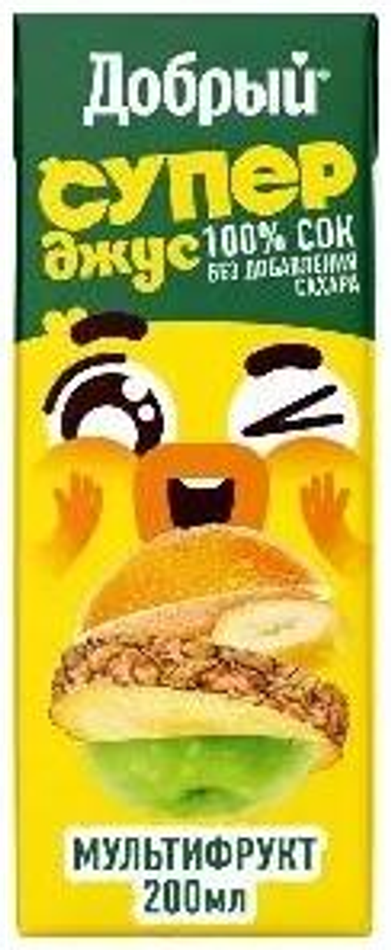 Сок Добрый 200мл Супер Джус мультифрукт