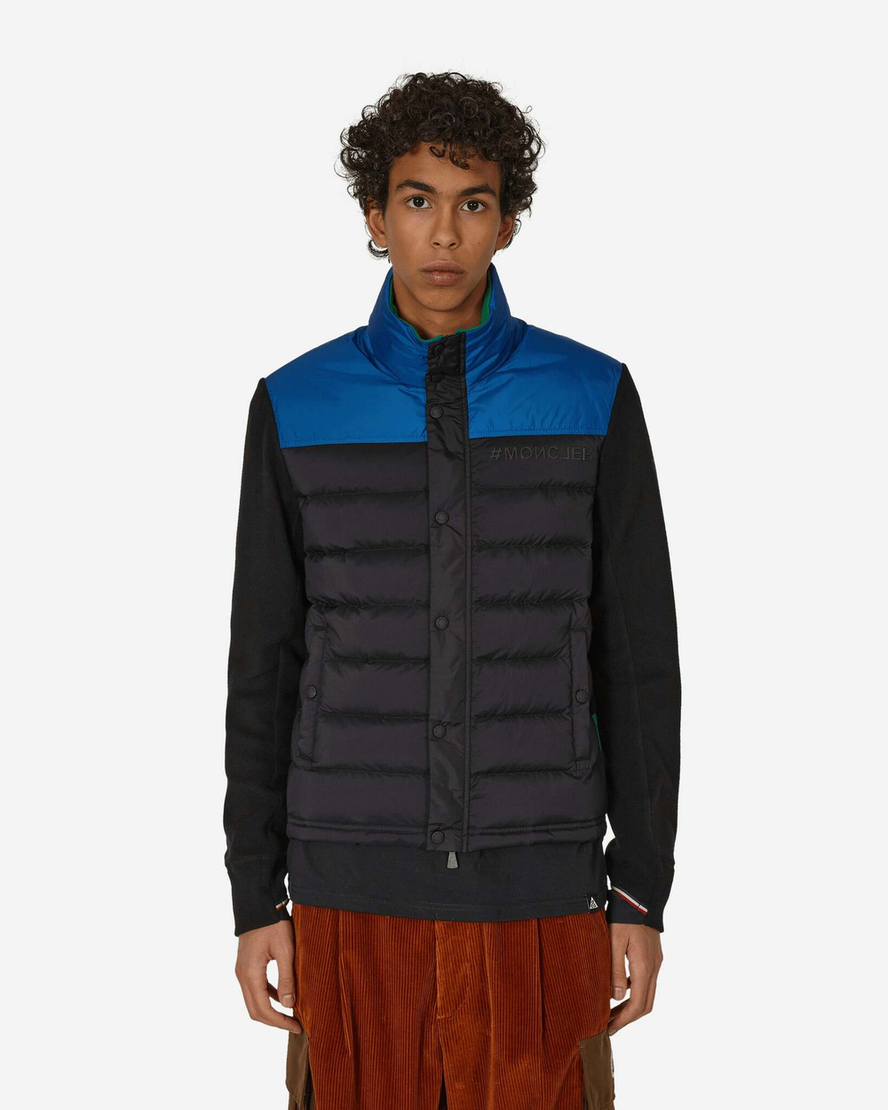 Moncler Grenoble Флисовый Пуховик Черный