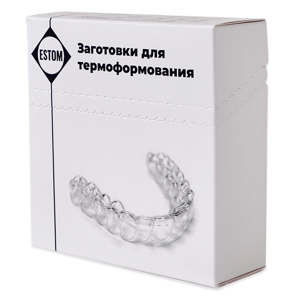 Пластины для термоформования, КРУГ (125 х 0,75 мм), 40 шт.