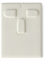 Вкладыш 08/наклонный/для гарнитура/3 язычка/прорезь для нитки