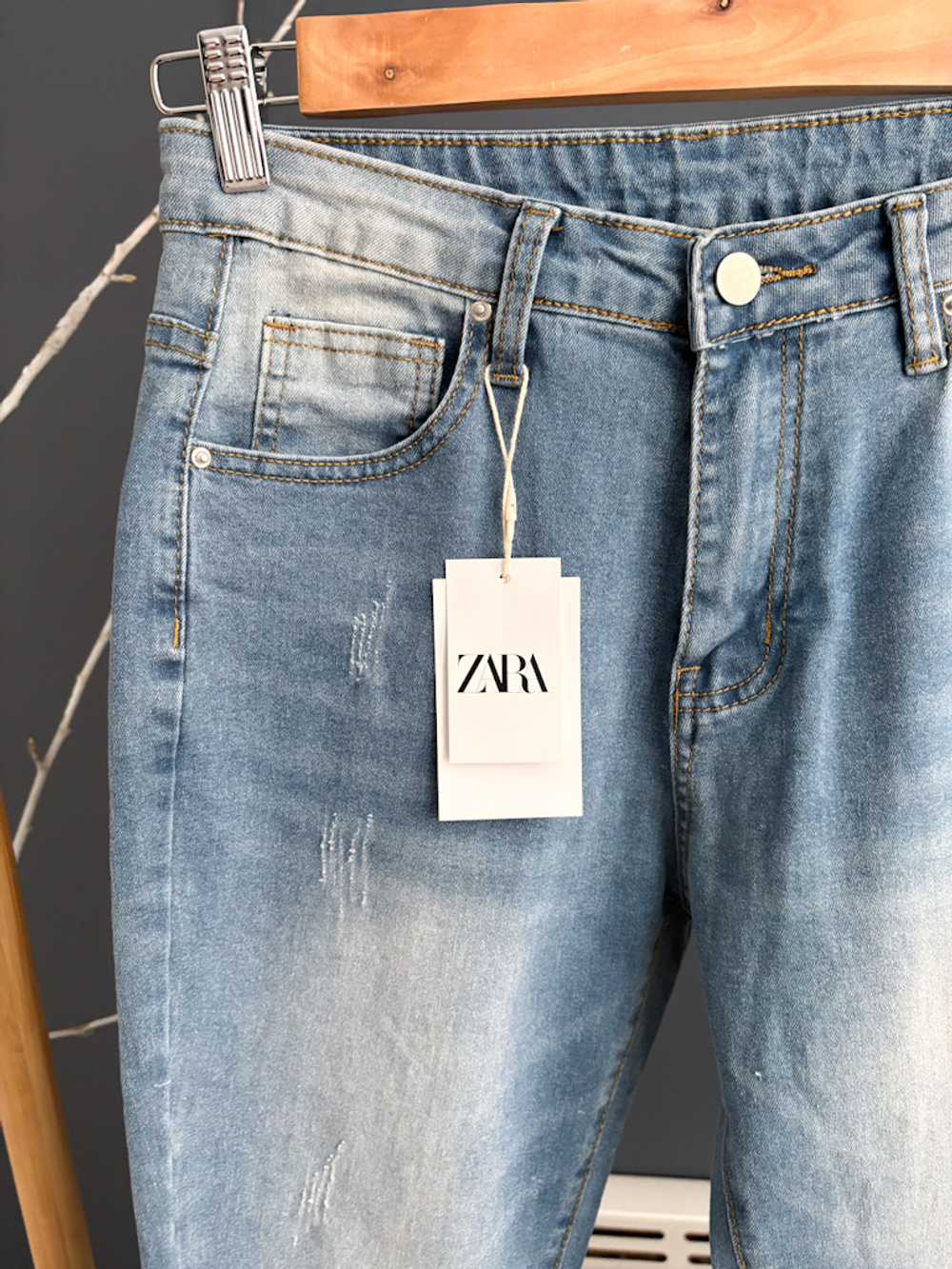 Новые джинсы Zara, S