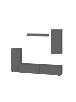 Стенка в гостиную со шкафом 204,8х35,7х170 см