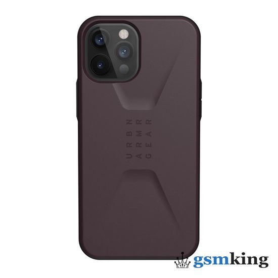 UAG Civilian Series Case for Apple iPhone 12/12 Pro Eggplant (Баклажановый)11235D115555