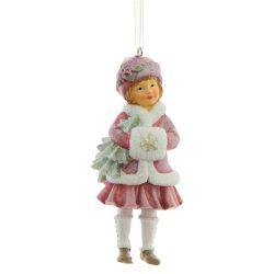 GAEM Украшение новогоднее "Девочка", L5 W3,5 H11 см, 3в.