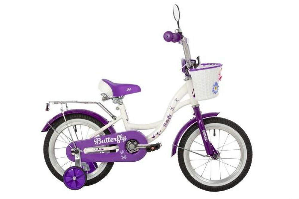 Детский велосипед Novatrack Butterfly 14" (2023)