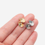 Подвеска "Магия ветра", 16*11мм, фианиты, родирование