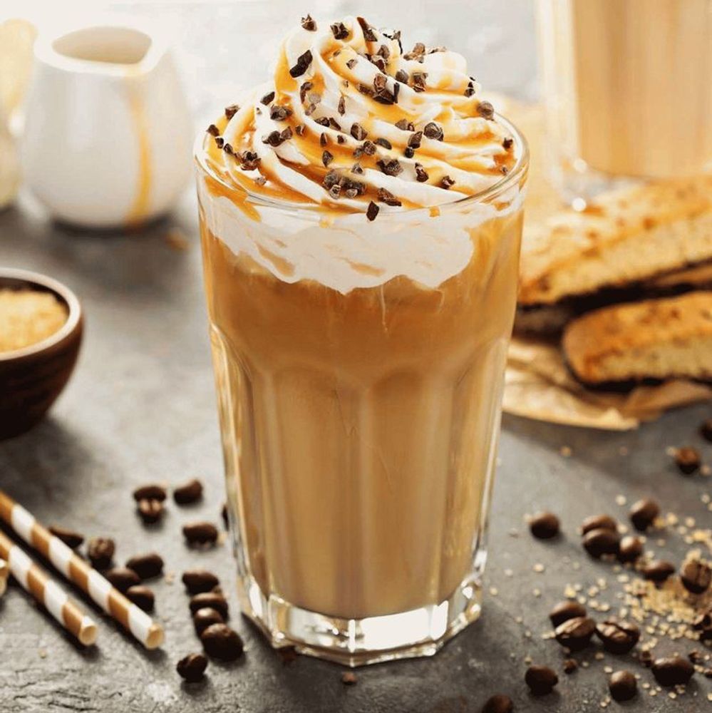 Фраппе с соленой карамелью (Salted Caramel Frappe).