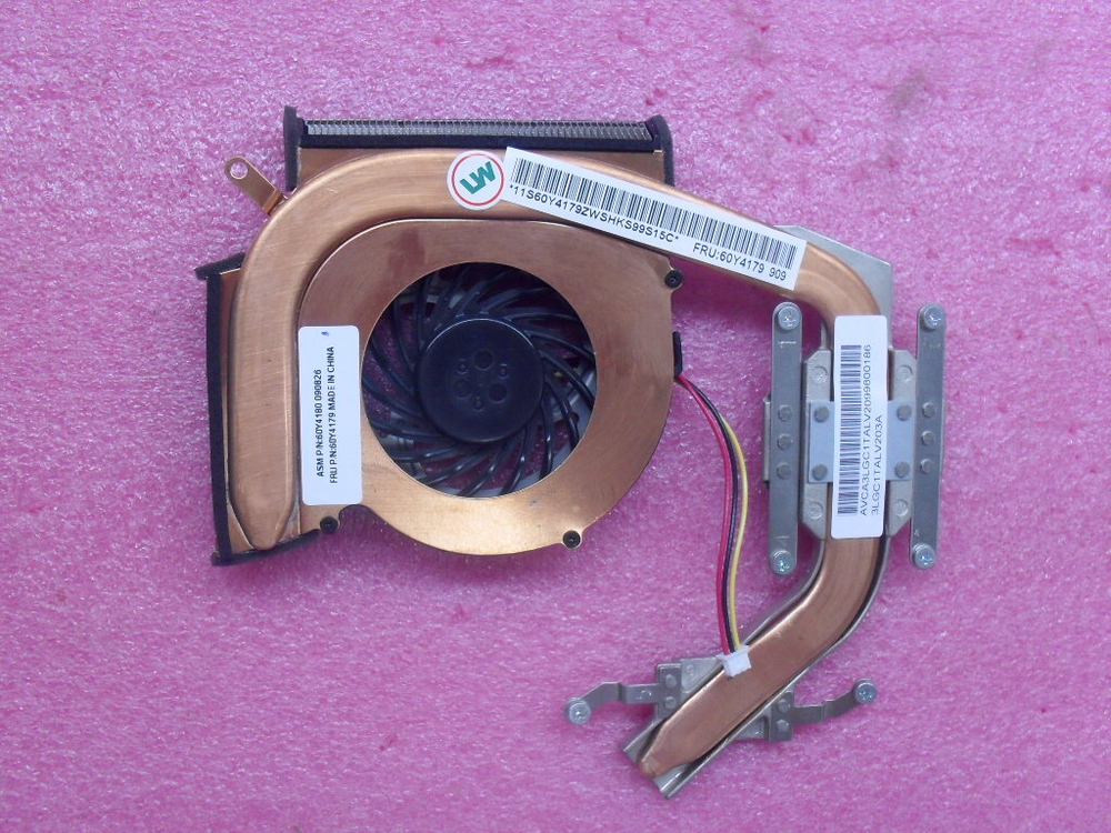 Радиатор без вентилятора для ноутбука Lenovo ThinkPad L410 (60Y4179), оригинал