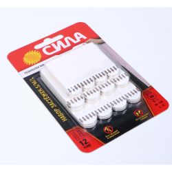 Застежки СИЛА SHS-MIXSML-W12 набор для картин с технологией бесследного удаления 12 пар (S, M, L по 4 пары)