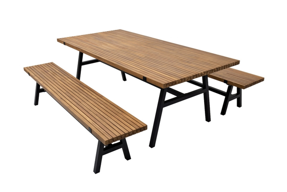 Обеденный стол из алюминия АЛЬТО 200 см