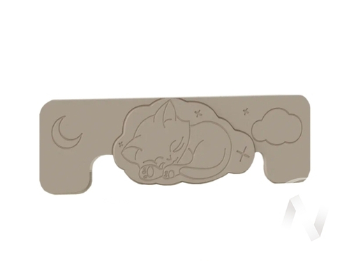 Фасад ПВХ доп деталь к кровати Детская Юниор-4 (шарли мокко)