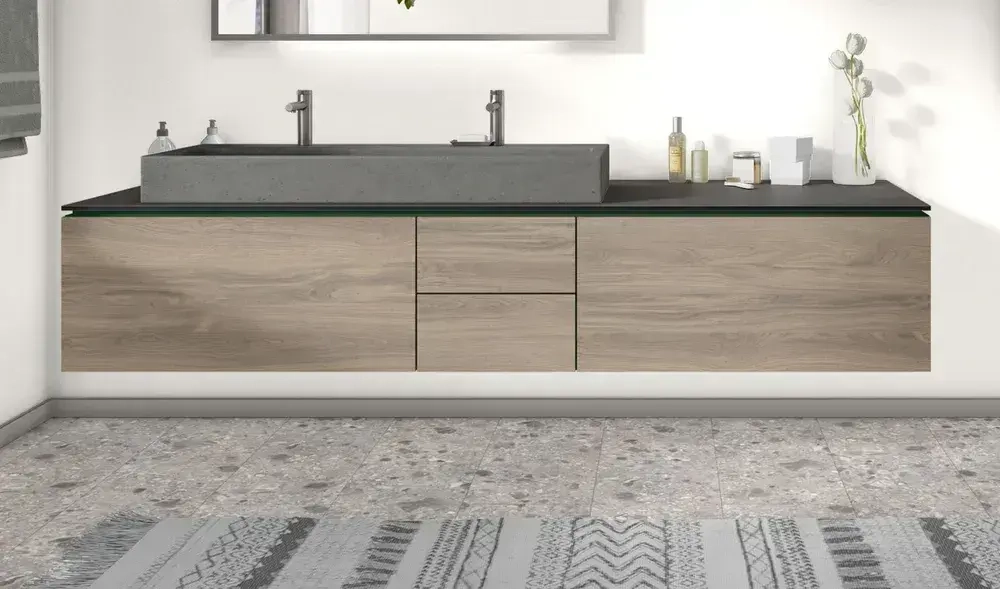 Мебельный щит ЛДСП Egger с кромкой ПВХ 2мм толщина 16 мм. Размер 400х2450х16 Цвет-Дуб Чарльстон темно-коричневый