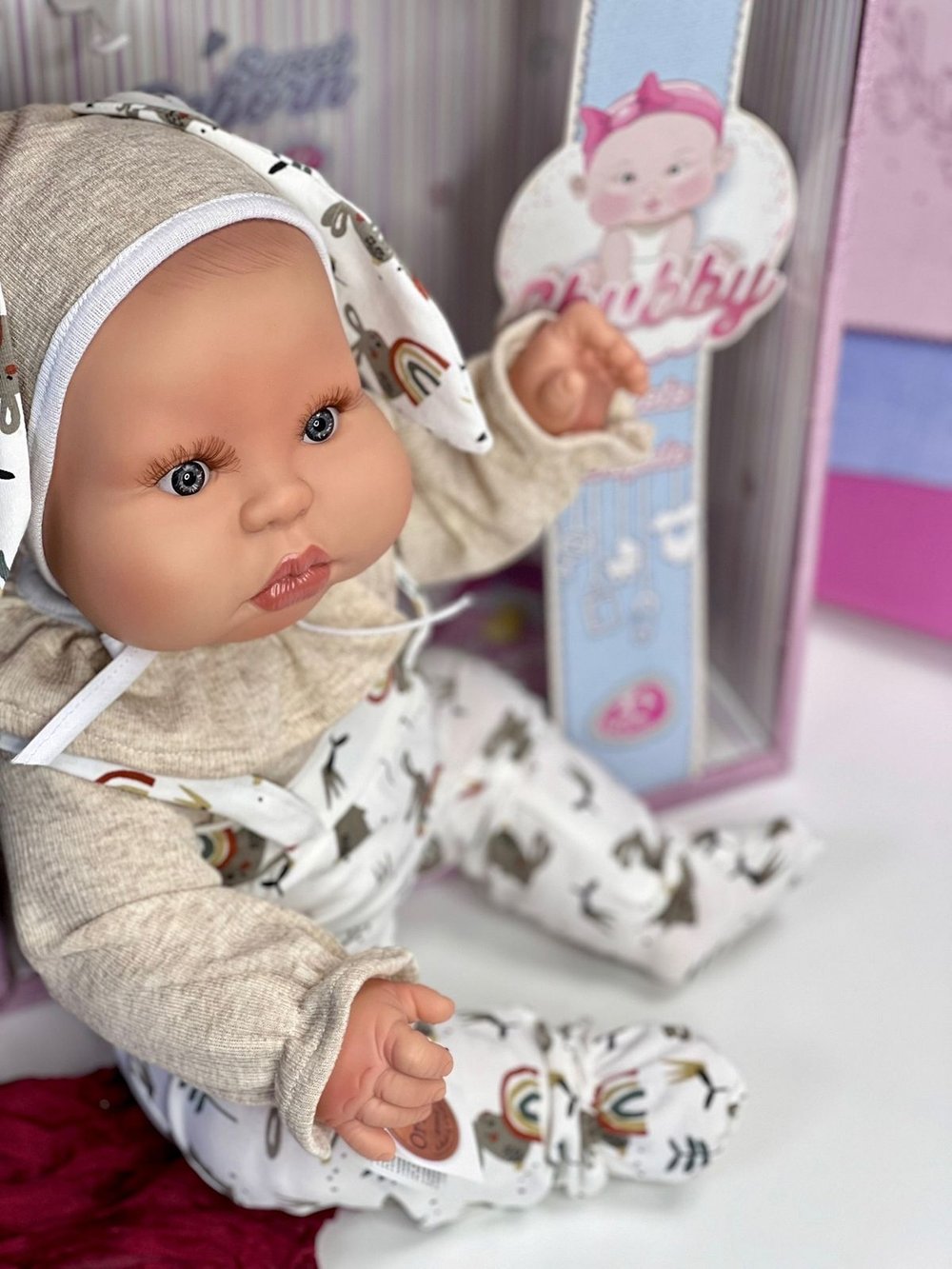 Кукла BERJUAN виниловая 50см Chubby Baby (20009)