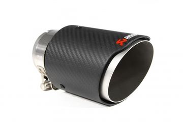 Насадка на глушитель Akrapovic style с карбоном 63/89