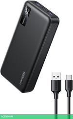 Портативное зарядное устройство Ugreen PB312 Gray (25683)