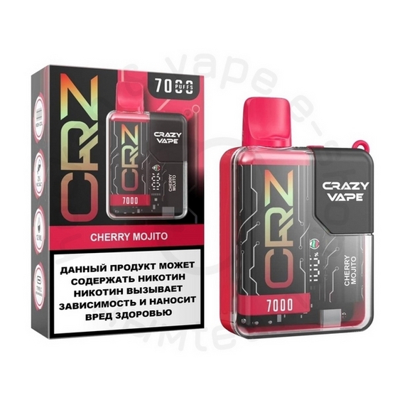 Одноразовая ЭС CRZ 7000 &quot;Вишня Мохито&quot; (Cherry mojito) (М)