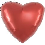 Шар (19''/48 см) Сердце, Медный, Бохо, 1 шт.