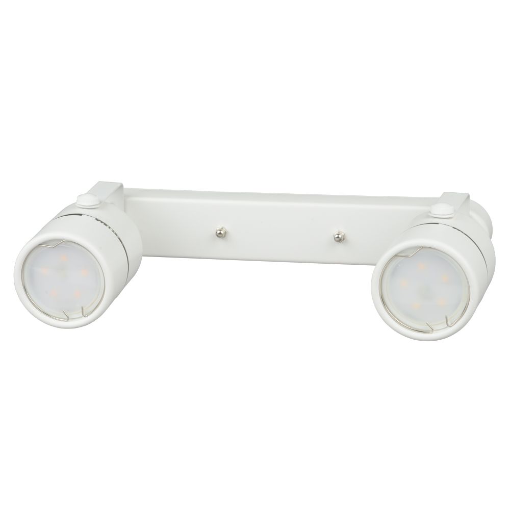 DLC-S612 GU10x2 WHITE Светильник декоративный накладной, серия Sotto. Без ламп, цоколь GU10x2шт. Металл. Белый. TM Fametto
