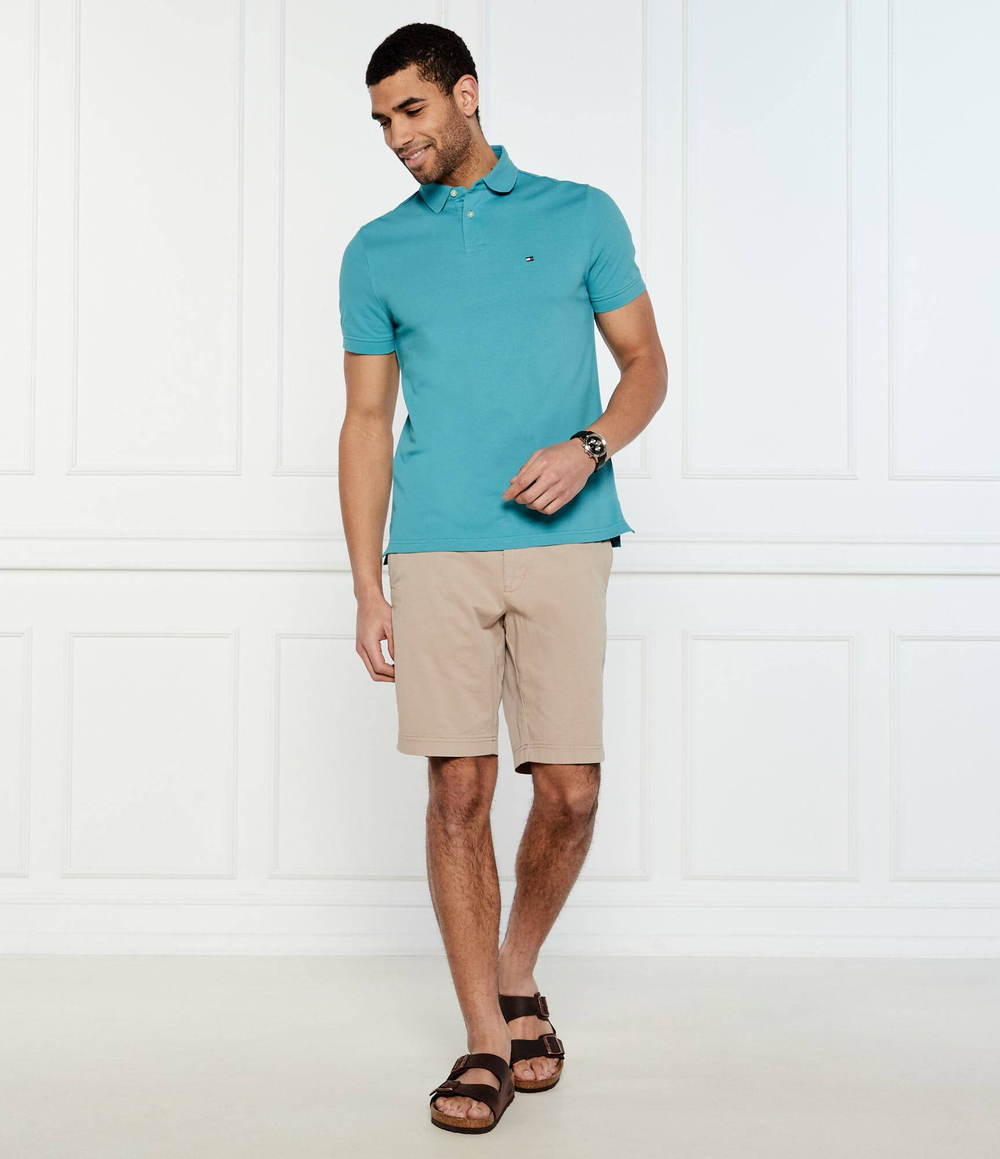 Поло 1985 Tommy Hilfiger - бирюзовый(MW0MW17770)