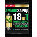 Удобрение комплексное водорастворимое BONA FORTE АМИНОЗАРЯД 18в1 с аминокислотами 10 гр (в шоубоксе 25 шт),